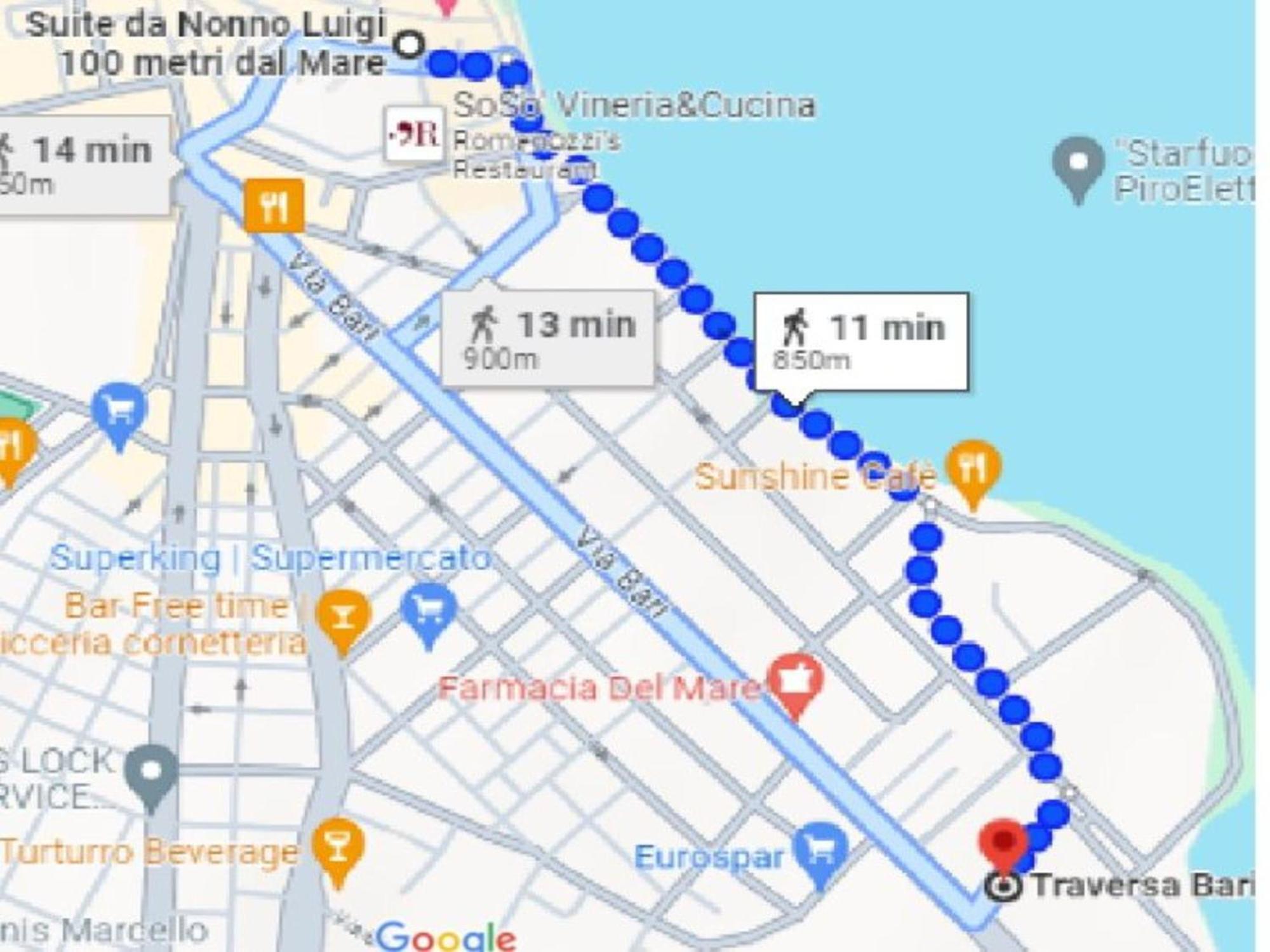 Suite Da Nonno Luigi 100 Metri Dal Mare Giovinazzo Exterior photo